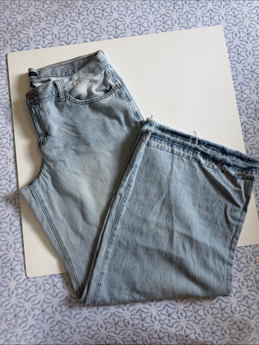 Sincerely Jules Light Wash Wide Leg Jeans